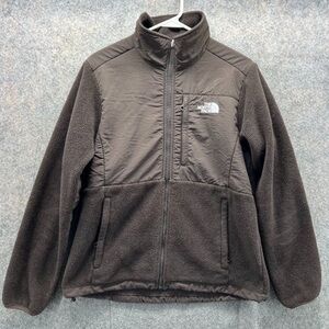 The North Face Jacket Women Medium Denali Fleece Polartec Sweater Full Zip Brown